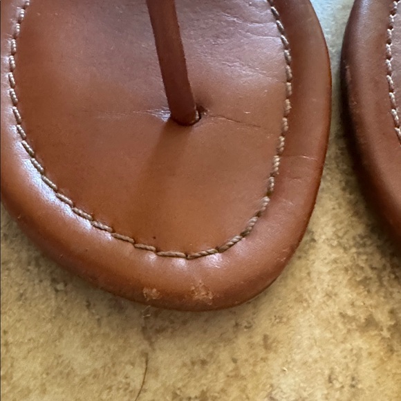 Tory Burch Tan Leather Sandals - Picture 2 of 5